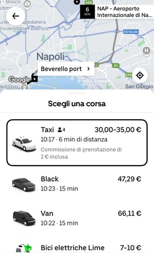 uber napoli 